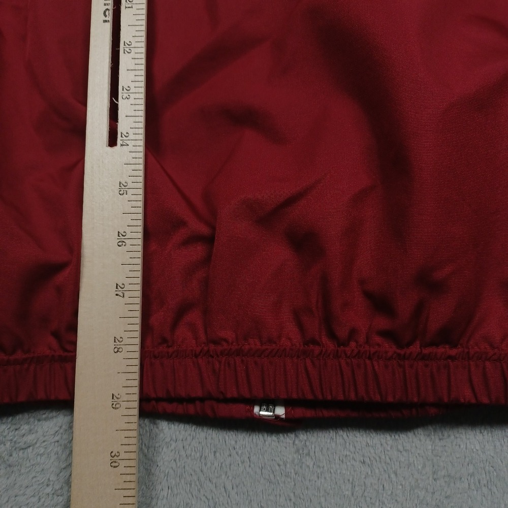 Arkansas Razorbacks Jacket Mens XXL Red Windbreaker Full Zip Pockets Casual - Picture 7 of 8